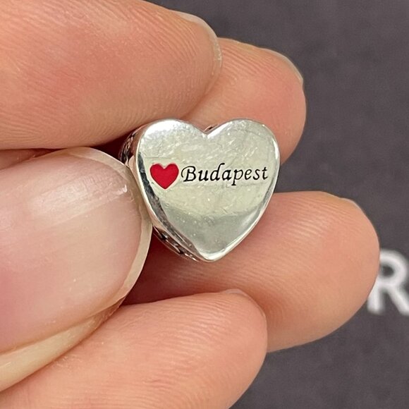 Pandora I Love Budapest Heart Charm - Picture 2 of 4